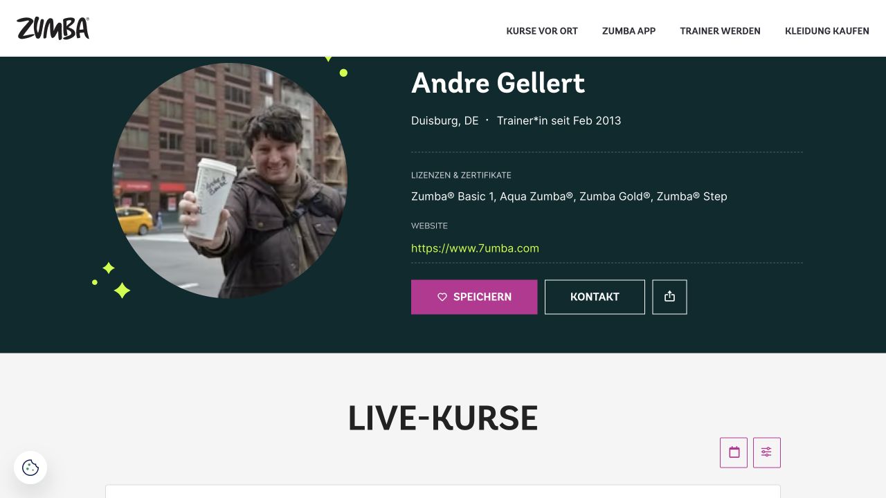 Vorschau von Andres Zumba®-Profil