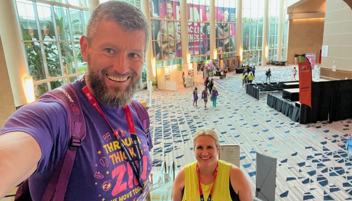 Andre und Stefanie bei einer Zumba® Convention